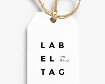 бирка с логотипом label tag